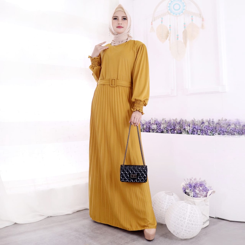 RULIN GAMIS+BELT PLISKET GAMIS // PLISKET GAMIS TERBARU