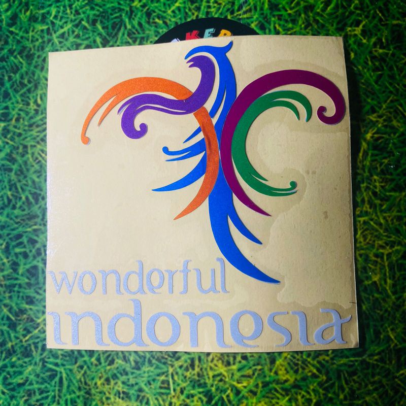 Sticker wonderful indonesia cuting sticker motor mobil variasi accesories STIKER 1PCS