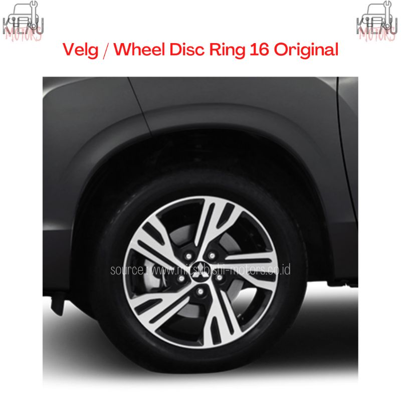 Velg Pelek Ring 16 Mitsubishi Xpander / 16 inch Alloy Wheel