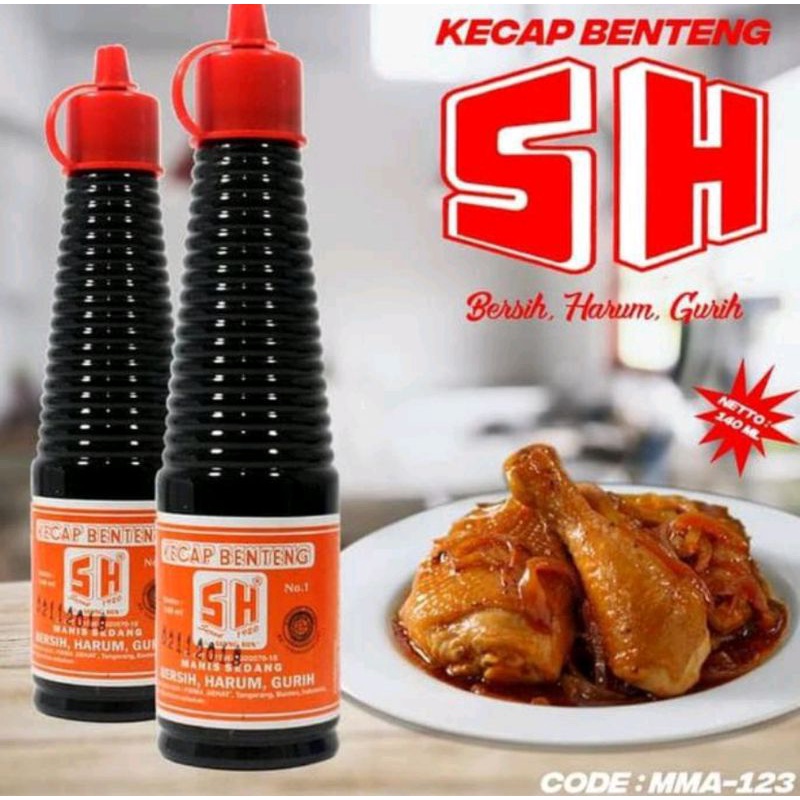 

Kecap Kental Manis SH Benteng 140ml dan 620ml