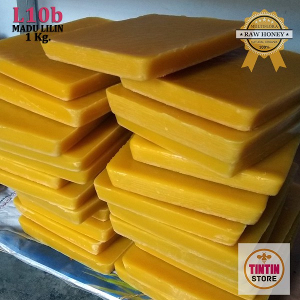 Beeswax 1 kg Lilin Lebah, bersih Foodgrade, Natural Tanpa Campuran, Alami Lebah Hutan | bisa COD