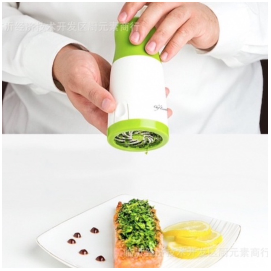 Penggiling Bumbu Herb Grinder Shredder Dengan Pisau Tajam Alat Potong Bawang dan Daun / Alat Masak Penggiling Dapur