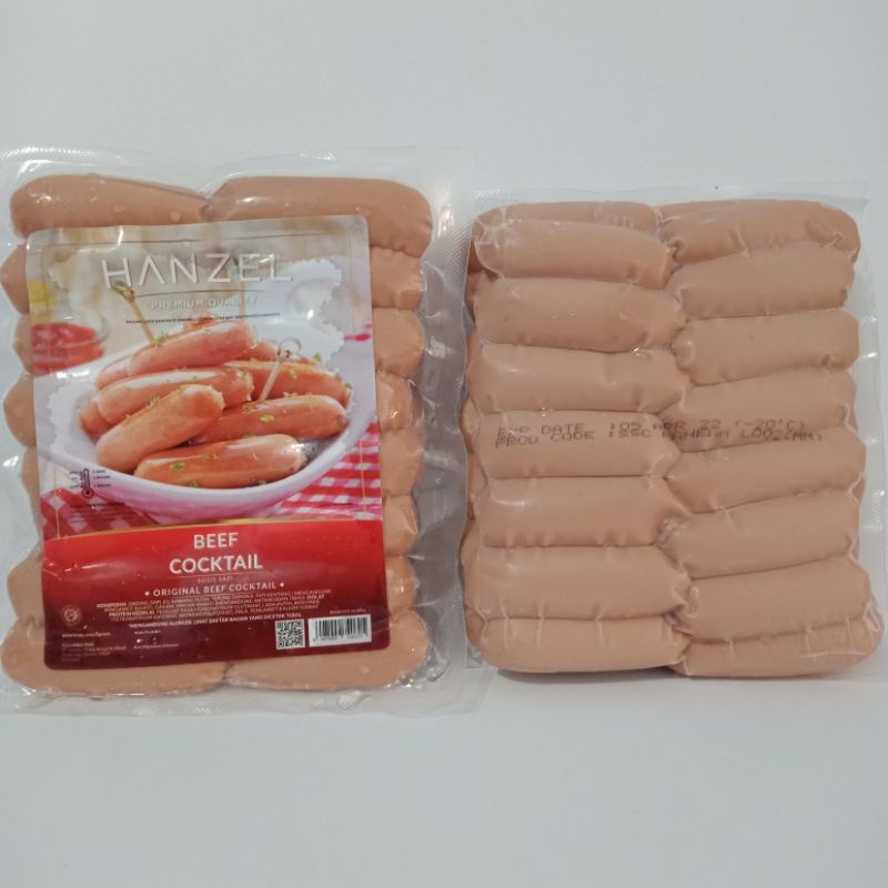 Hanzel Sosis Beef Cocktail 500g