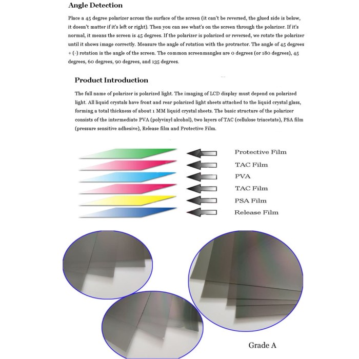 POLARIZER TV LCD SONY 32INCH PLASTIK POALRIZER SONY 32INC POALRIZER