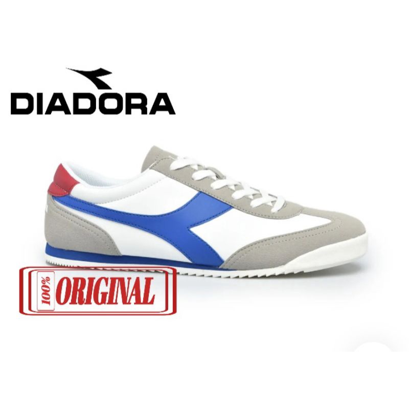 sepatu sneakers diadora durano white royal size 39 , 42