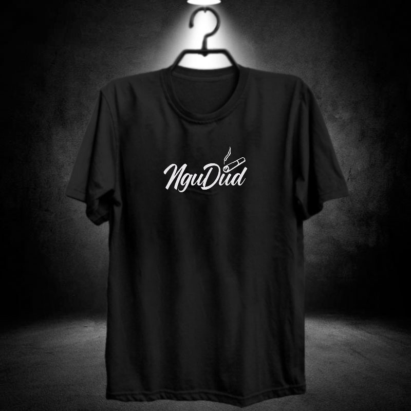 Kaos ngudud / baju distro cowok santai / asap rokok / fashion pria sejati punya selera / baju vape