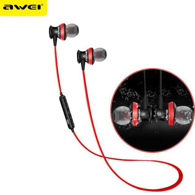 Terlaris Awei Earphone Bluetooth Sport Dengan Microphone - A980Bl