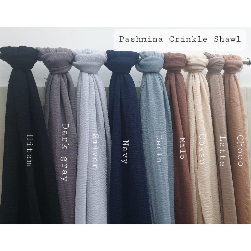 Pashmina Crinkle Shawl-1