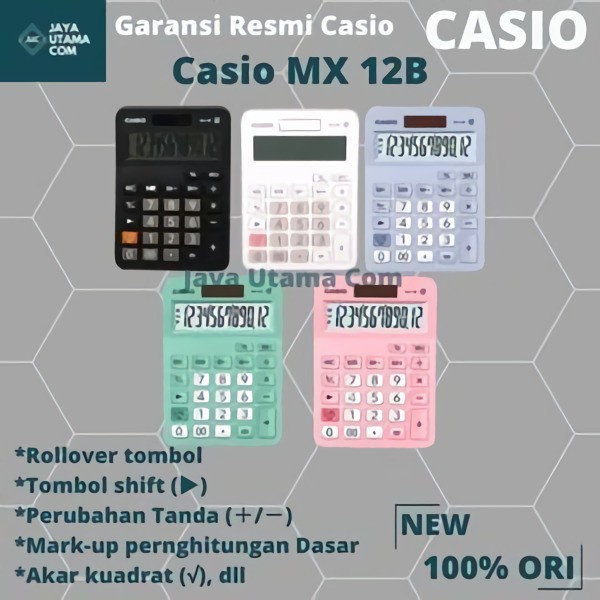 

CODE314 Calculator Casio MX-12B-Pink