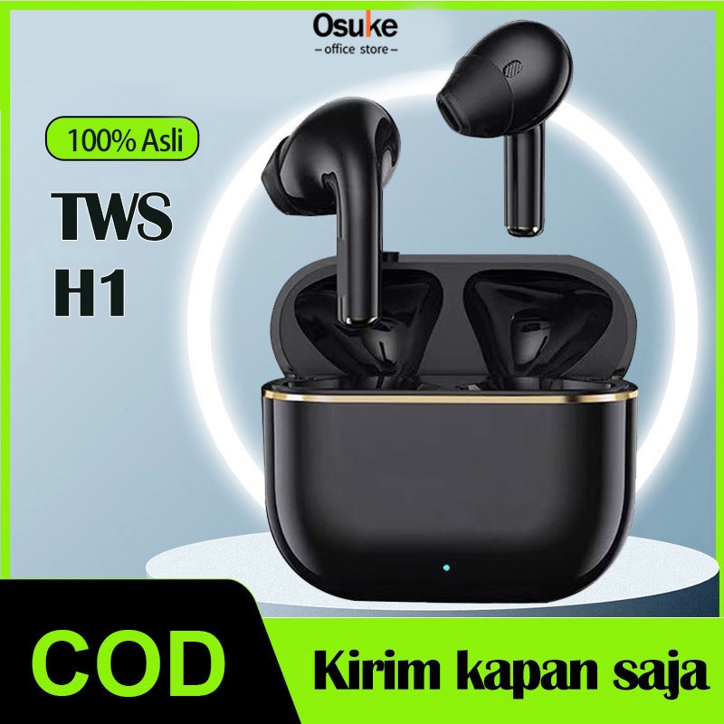 H1 TWS 9D HIFI Full Bass Bluetooth Headset Gaming Low Latency Noise Cancelling Wireless Earphone