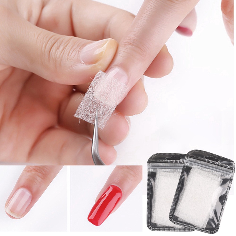 20Pcs Fiber Extension Kuku Extension Fiberglass untuk Nail Art