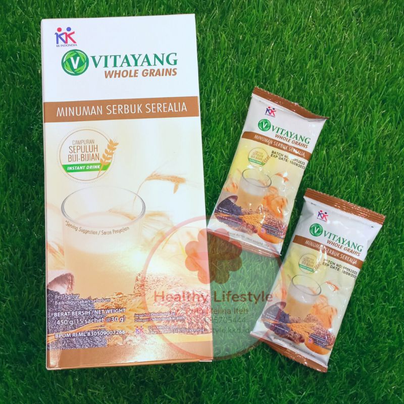 

VITAYANG WHOLE GRAINS | SARAPAN SEHAT | SEREAL WHOLE GRAINS | SEREALIA ALAMI