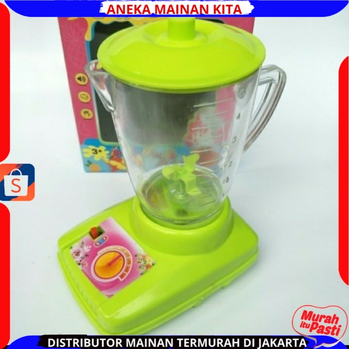 Mainan Blender anak edukasi perempuan murah dan terlengkap menggunakan baterai