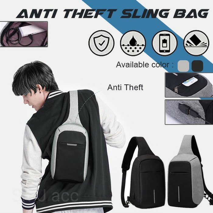 Tas import - tas slempang pria dan wanita anti maling. Anti asling bag
