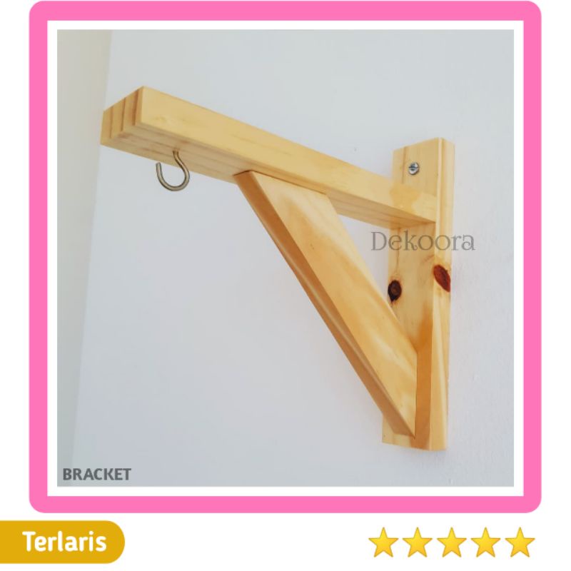 bracket Kayu, Rak Ambalan Kayu Solid