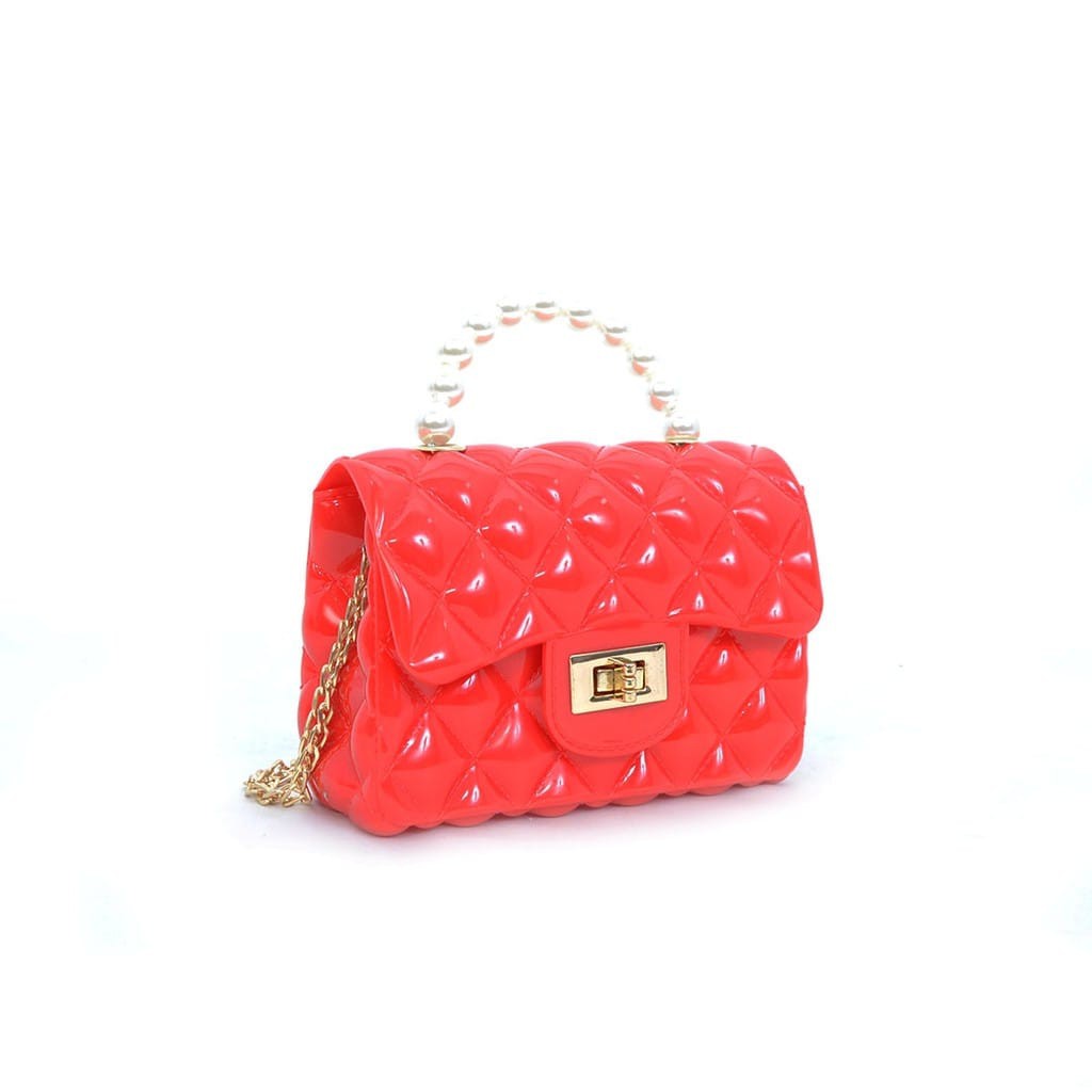 Tas Selempang Big / Tas Handbag / Jelly Bag Mutiara Gaya Korea / Tas Fashion Import 9076