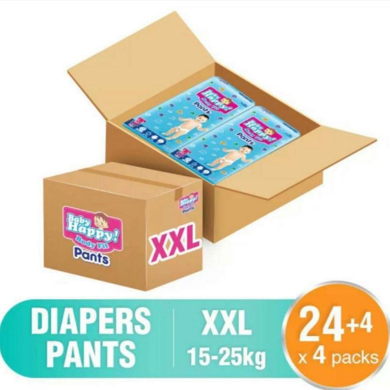 BABY HAPPY Diaper Pants XXL (1 Dus Isi 4 Packs)