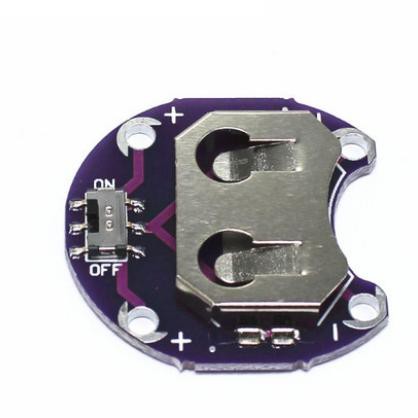 Arduino Uno Lilypad Coin Cr2032 Module Baterai Battery 3V Artec01