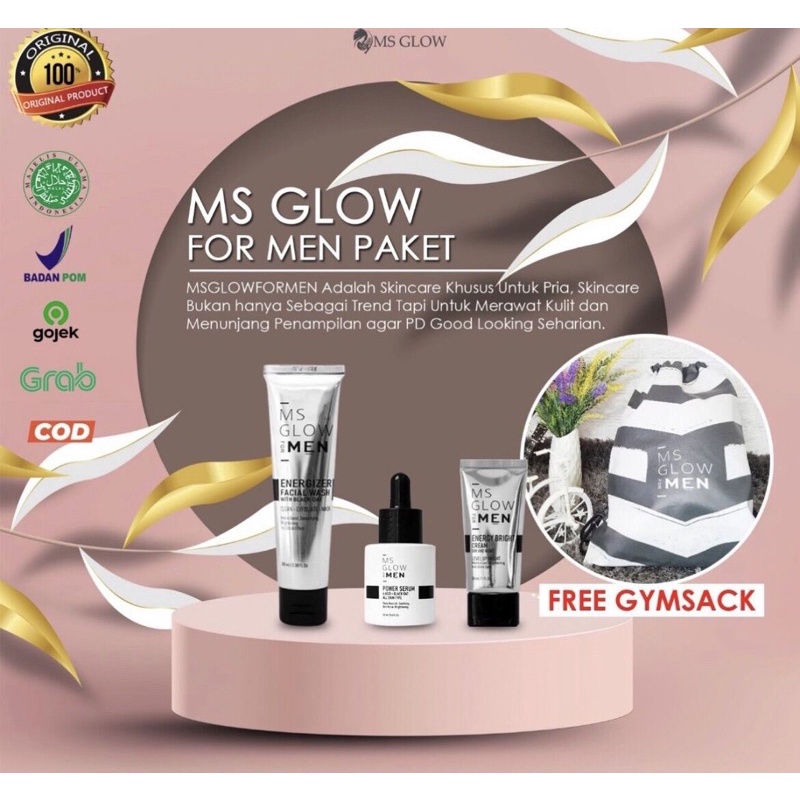 Ms Glow For Men Paket Basic