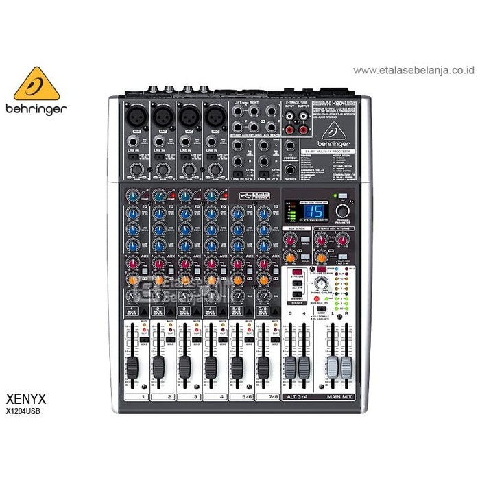 Audio Mixer Behringer Xenyx X1204usb Mixer Audio Bagus Berkualitas Shopee Indonesia