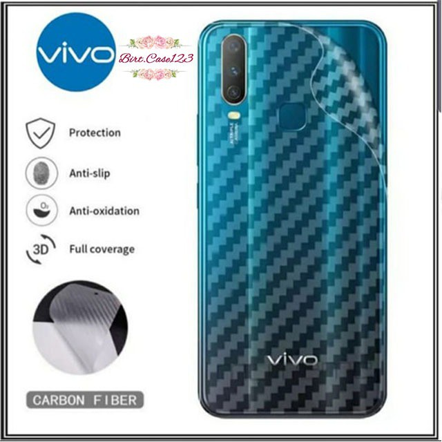 GARSKIN BACK SKIN VIOLETTE DESIGN STIKER CARBON VIVO Z1 S1 PRO Y51 2020 Y50 Y30 Y20 V20 SE V19 V17 X50 PRO BC4591