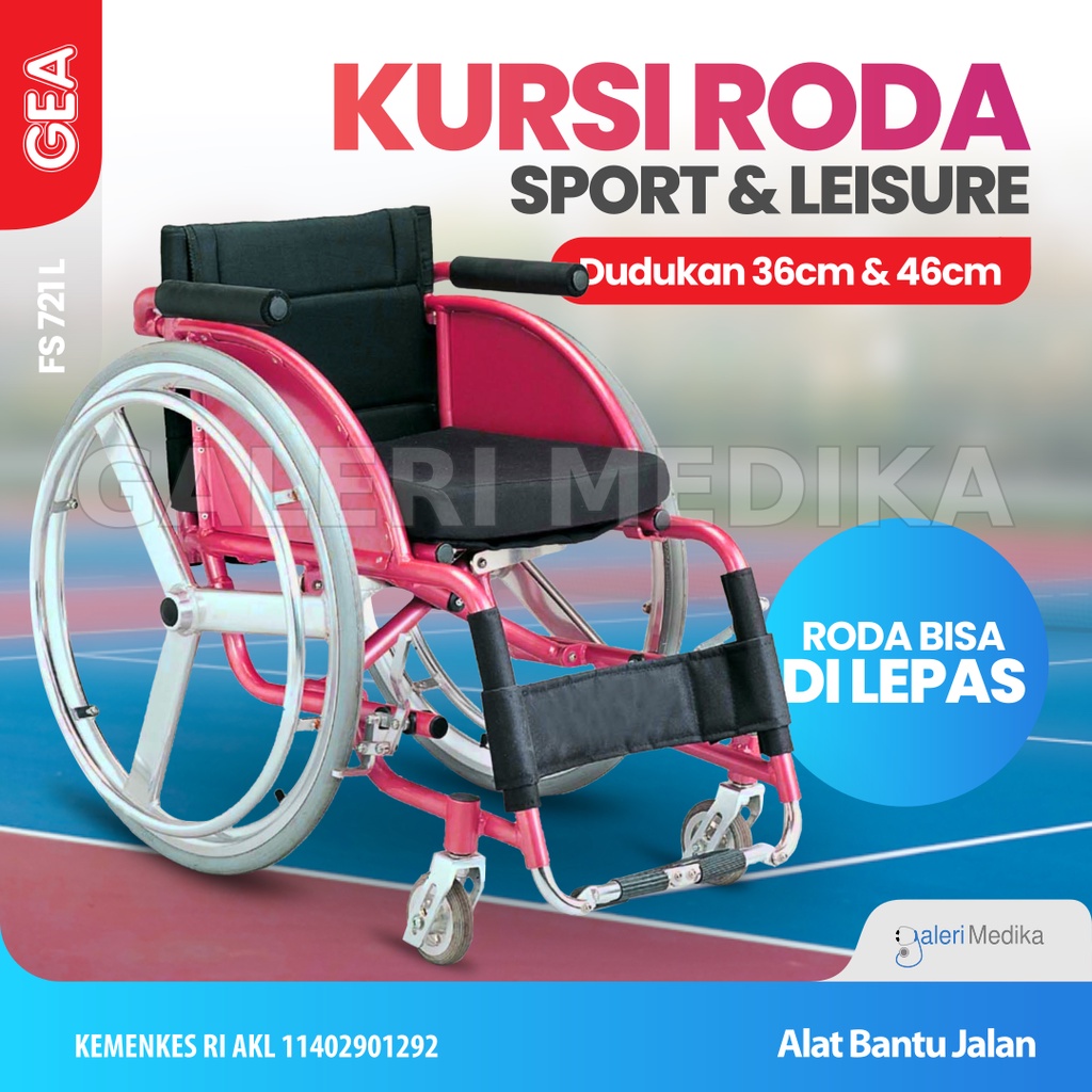 Kursi Roda Sport GEA FS 721 L / Kursi Roda Olahraga GEA FS 721L