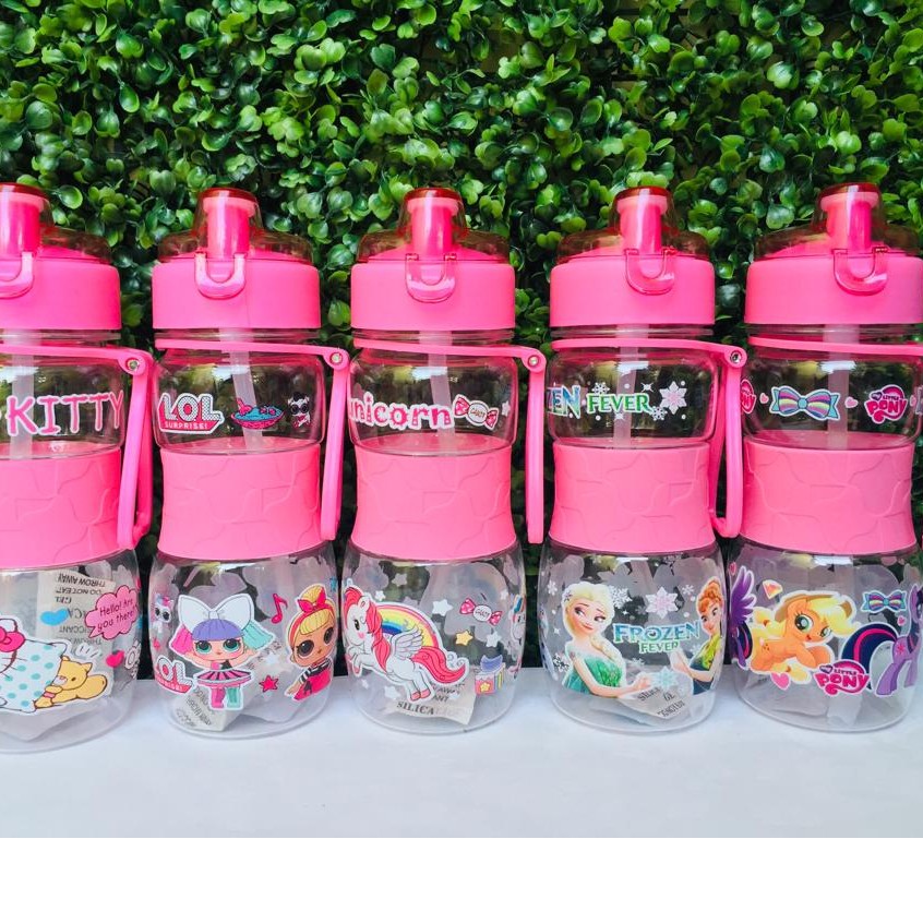 Tempat Minum / Botol Minum Tali Karakter Anak-Anak 3688 400ML