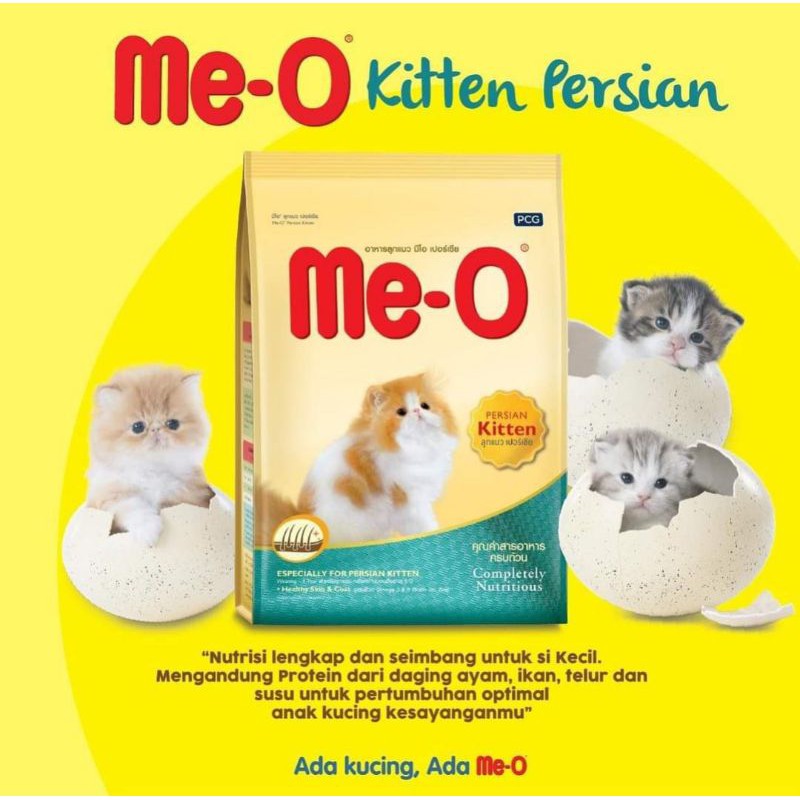 Me-O Fresh Pack 1.1Kg Kitten Persian Makanan Kucing Kering Meo 1.1 kg