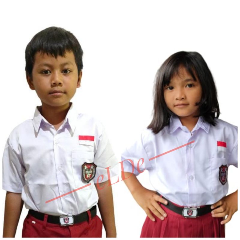 Baju seragam Sekolah SD MI Tangan Pendek Laki Laki Perempuan
