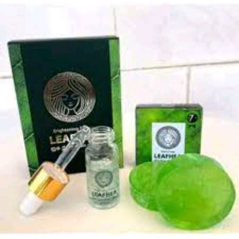 (Bisa COD) paket hemat serum Leafhea & sabun Leafhea BPOM  Original  / reseller resmi Leafhea