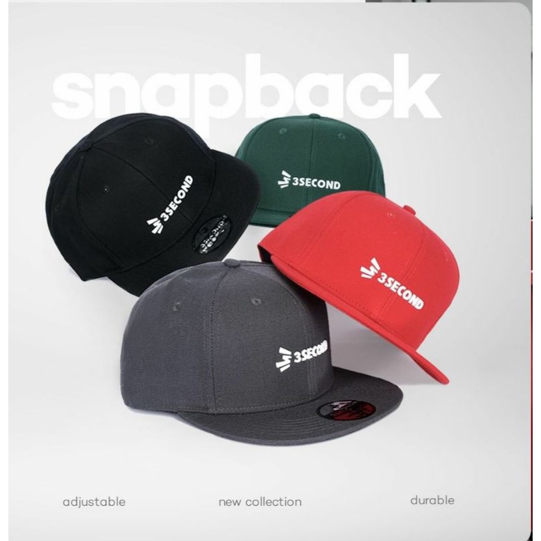 Topi snapback 3SECOND ORIGINAL