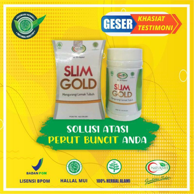 Obat Pelangsing Obat Diet Herbal Penurun Berat Badan Slim Gold Paling Ampuh Terlaris