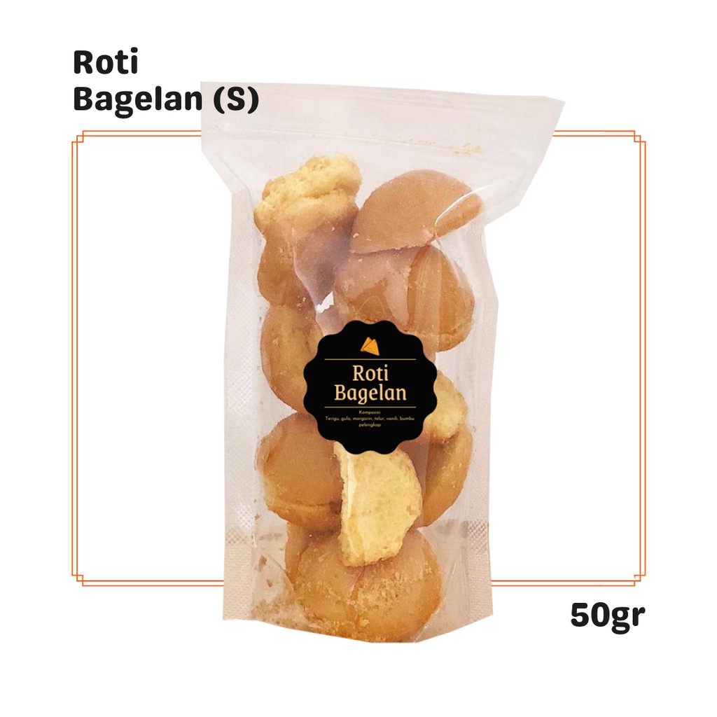 

SNACKS Roti Bagelan (S) 50gr / Snack Cemilan / Camilan Manis Makanan Ringan Bagelen