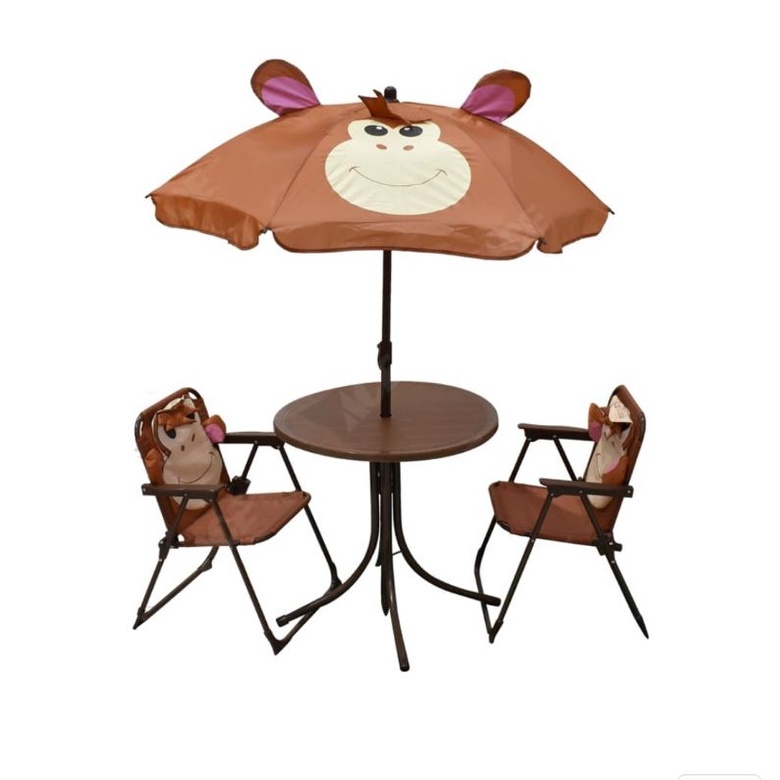 soleil set meja dan kursi anak outdoor dan payung