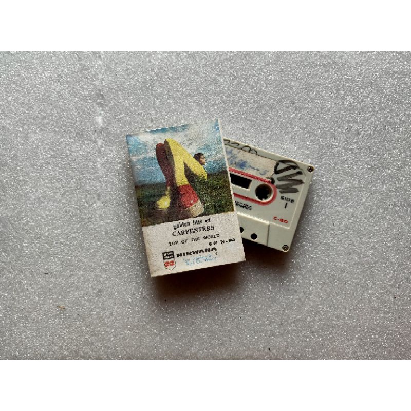 kaset pita lawas pop golden hits of CARPENTERS top of the world