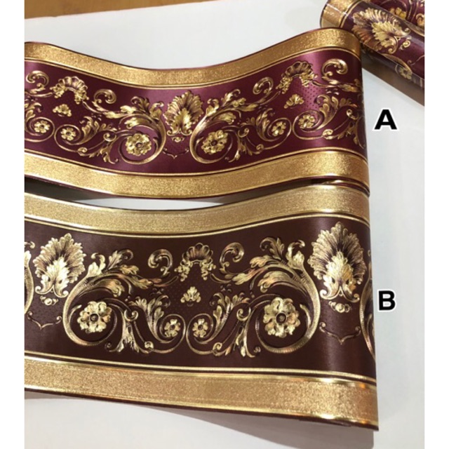 Jual Wallpaper Border List Pembatas Dinding Gold Shopee Indonesia