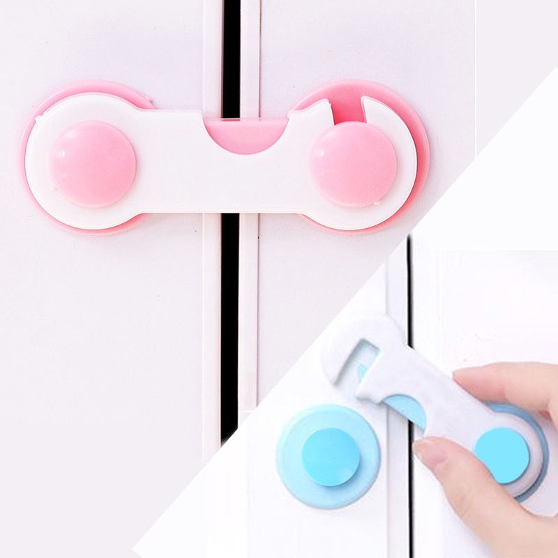 Double-Sided Adhesive Baby Safety Locks / Safety Infant Drawer Door Cabinet Cupboard Toddler Locks