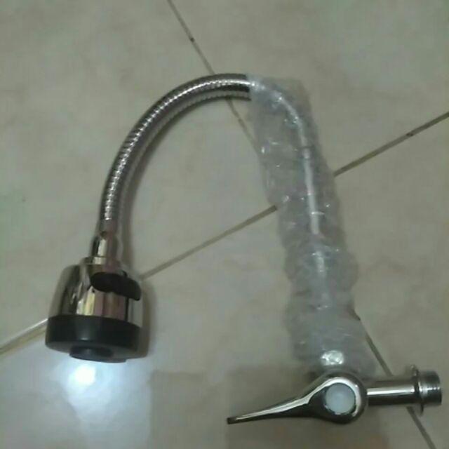 Kran Angsa On Off - Kran Air- Wastafel- Keran Air - Kran Cuci Piring