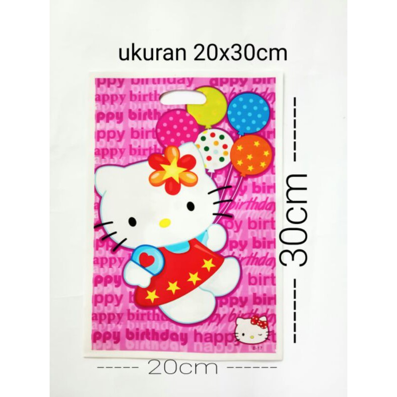 

plastik snack souvenir ulang tahun karakter hello kitty