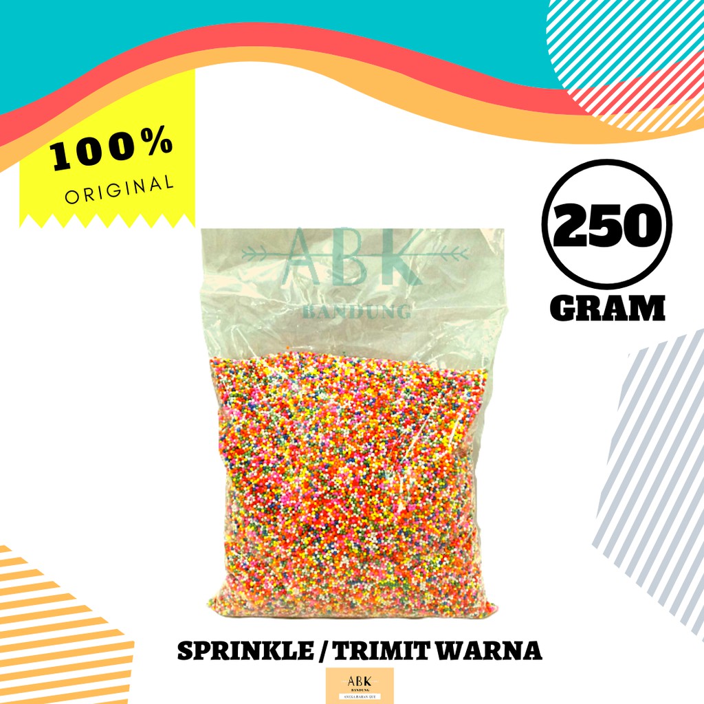 

SPRINKLE TRIMIT 250GR | SPRINKLES RAINBOW 250G | SPIKEL 250 GR