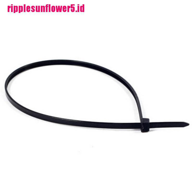 100pcs Kabel Plastik Nilon Warna Hitam 10cm