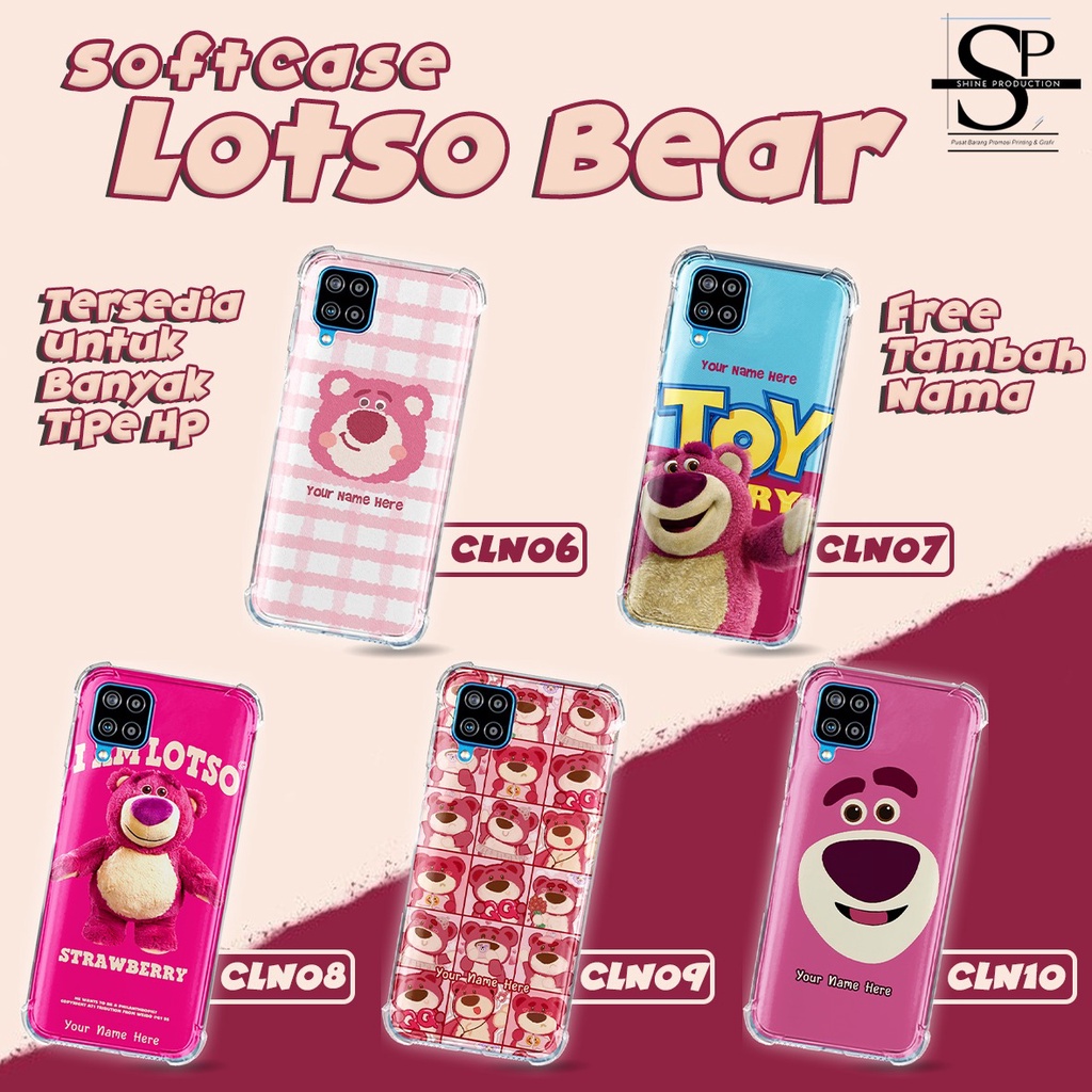 Softcase Lotso Bear For Iphone 6 7 8 PLUS X XS MAX XR 11 PRO MAX