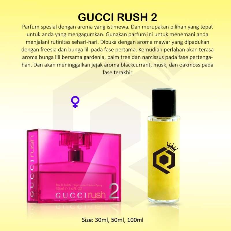 Jual GUCCI 2 BY QUEEN PARFUME Indonesia