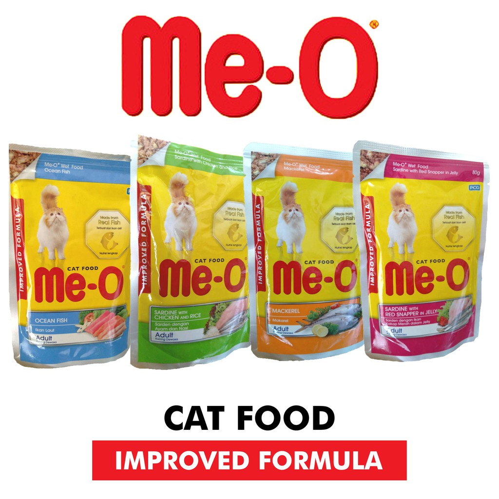 Makanan Basah Wet Cat Food MEO POUCH ALL STAGE 80GR