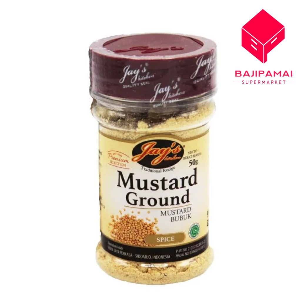 

JAY'S Mustard Ground Bumbu Masak Instan [50 g]