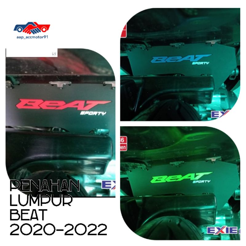 mudflap penahan lumpur BEAT DELUXE BEAT STREET 2020-2022 model rubber