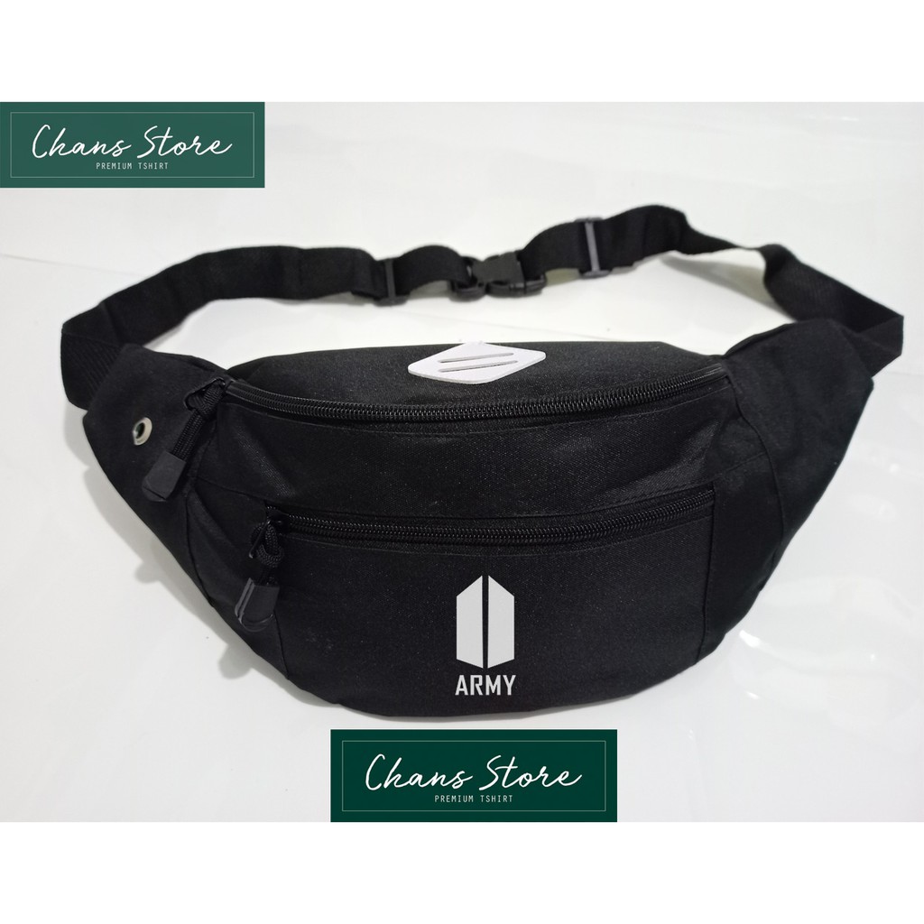 Waistbag Army Bts Kpop Tas Selempang Pria Wanita Waist Bag