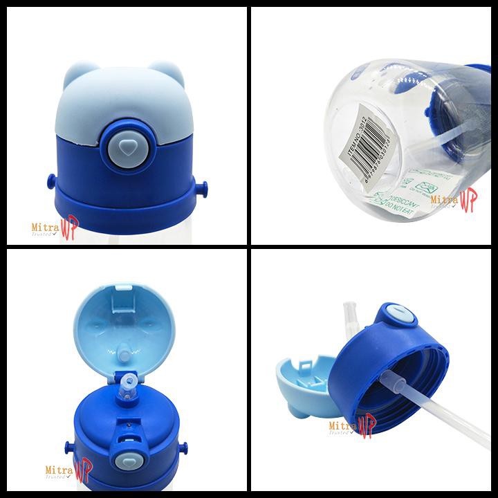 2PSJ BOTOL MINUM ANAK LUCU MOTIF BEAR 480ML - BOTOL MINUM LUCU H-332 - BIRU 1979