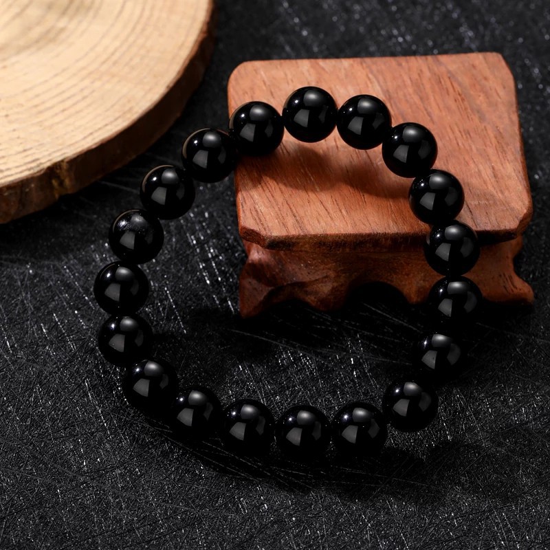 Gelang Black Obsidion 8mm