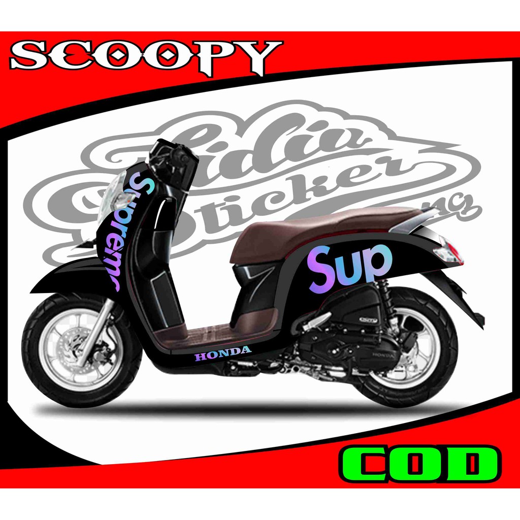 STICKER SCOOPY SUPREME PREMIUM